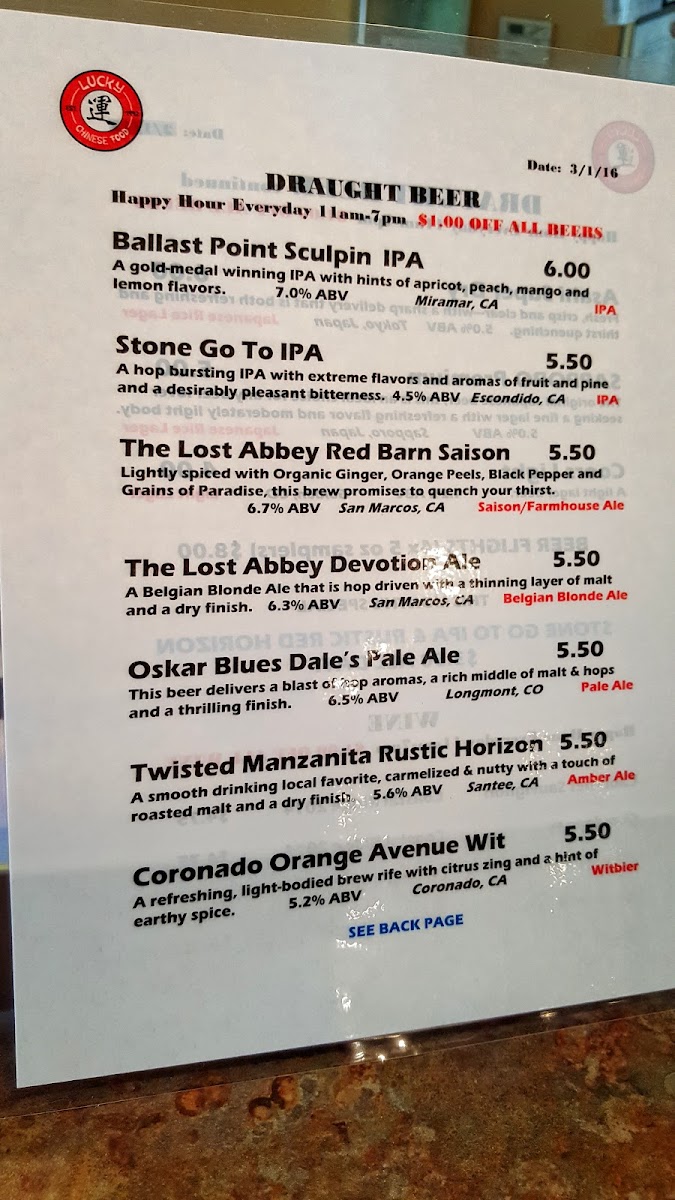 Lucky Chinese Food Menu - Image 4